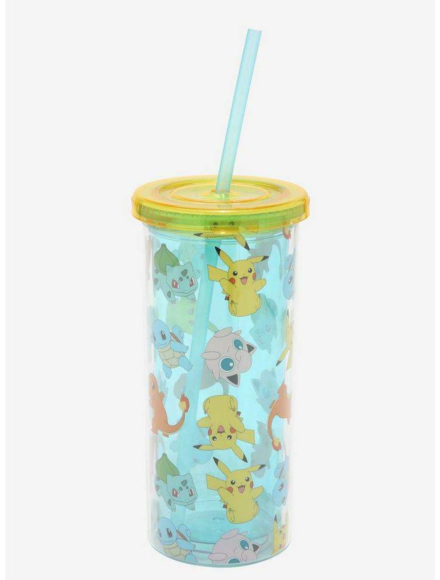 Home * | New Pokemon Starters Acrylic Travel Cup