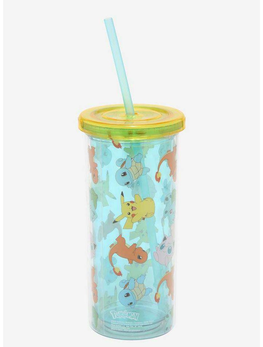 Home * | New Pokemon Starters Acrylic Travel Cup