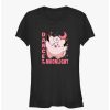 Tees * | Budget Pokemon Clefairy Dance Girls T-Shirt Black