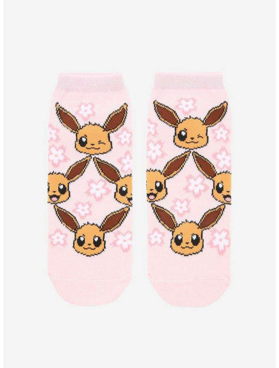 Girls * | Top 10 Pokemon Eevee Sakura No-Show Socks