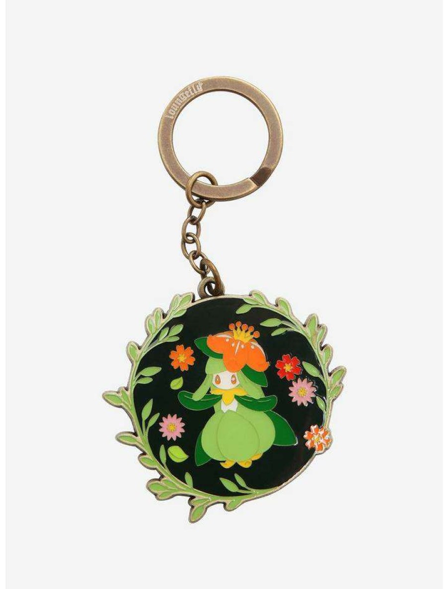 Accessories * | Flash Sale Loungefly Pokemon Lilligant Key Chain