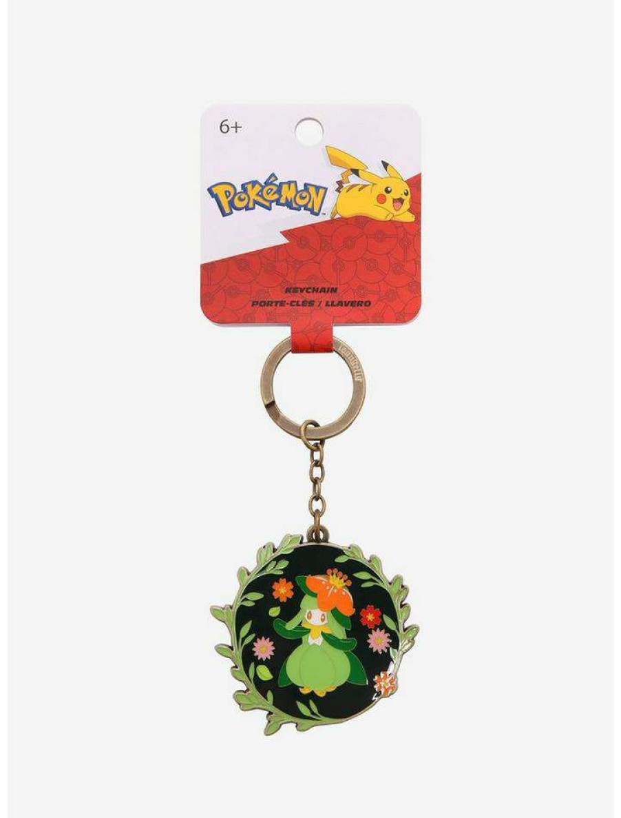 Accessories * | Flash Sale Loungefly Pokemon Lilligant Key Chain