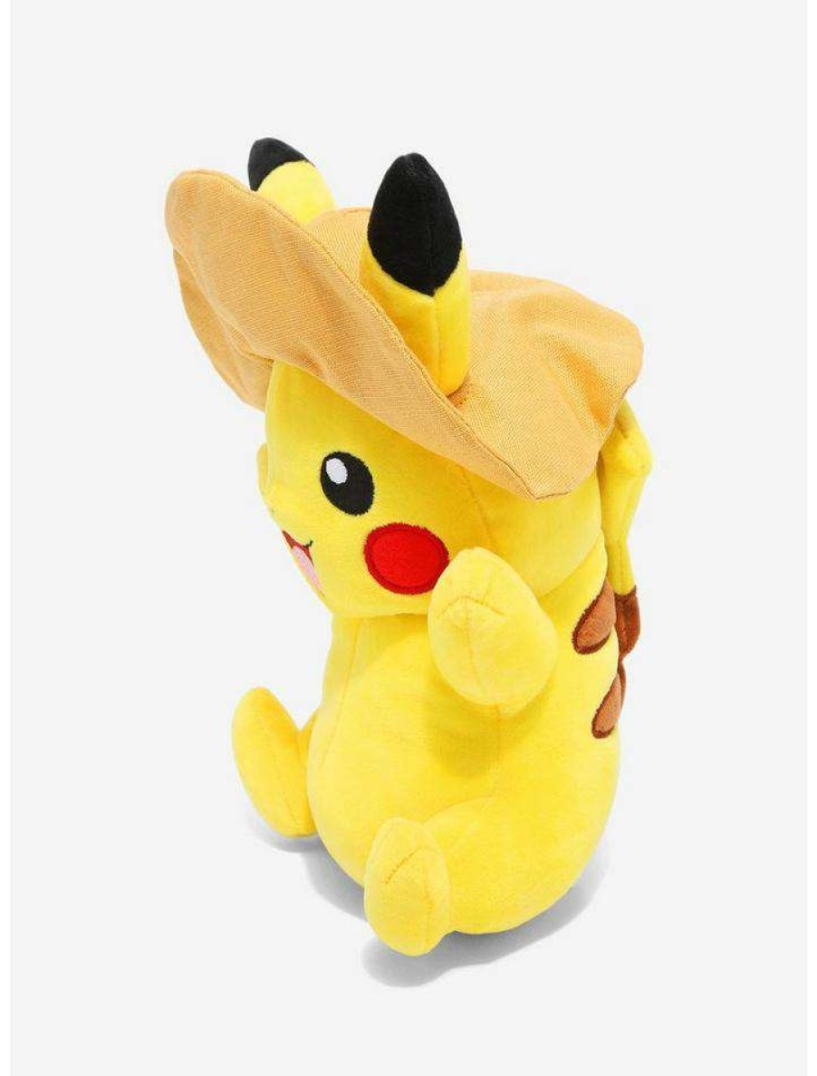 Toys & Collectibles * | Cheap Pokemon Pikachu Sun Hat Plush