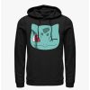 Guys * | Budget Pokemon Bulbasaur Face Hoodie Black