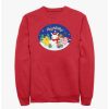 Guys * | Promo Pokemon Happy Holidays Snowman Sweatshirt Red