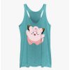 Girls * | Flash Sale Pokemon Clefairy Girls Tank Tahi Blue