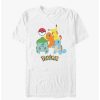 Tees * | Flash Sale Pokemon Pokeball Group T-Shirt White