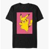 Tees * | Coupon Pokemon Pikachu Leap Poster T-Shirt Black