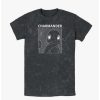 Guys * | Brand New Pokemon Charmander Mineral Wash T-Shirt Black