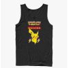 Guys * | Coupon Pokemon Battle Ready Pikachu Tank Black