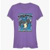 Tees * | Outlet Pokemon Lucario Fighting Steel Girls T-Shirt Purple