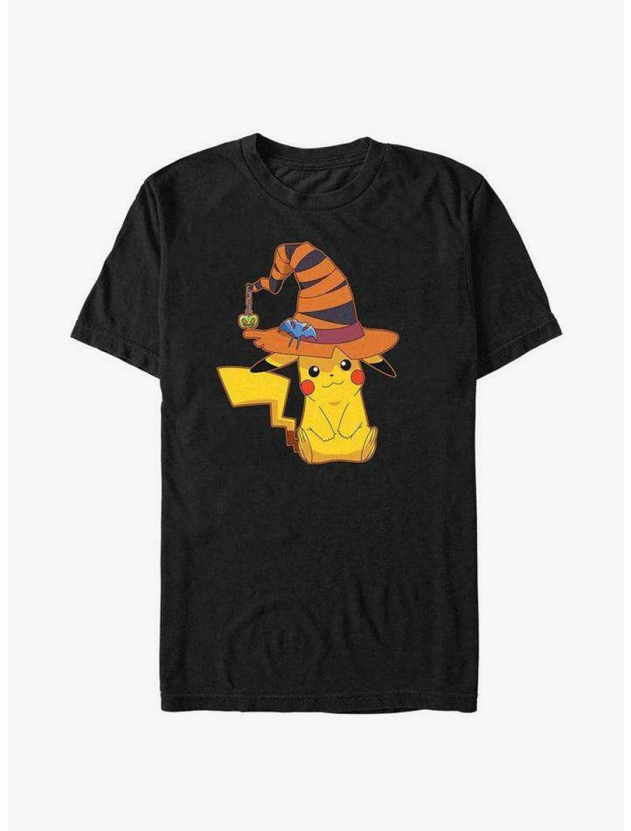 Guys * | Brand New Pokemon Pikachu Witch T-Shirt Black