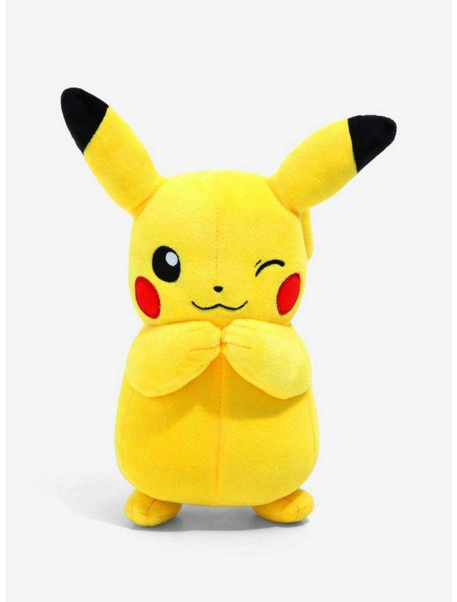 Toys & Collectibles * | Outlet Pokemon Pikachu Winking Plush