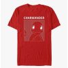 Guys * | Best Sale Pokemon Charmander T-Shirt Red