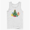 Guys * | Best Sale Pokemon Christmas Tree Tank White