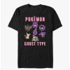 Tees * | Top 10 Pokemon Ghost Type T-Shirt Black