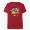 Tees * | Discount Pokemon Gotta Catch Eeveelutions T-Shirt Cardinal