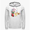 Guys * | Top 10 Pokemon Jiggly Puff And Fennekin Gift Stocking Hoodie White