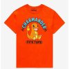 Tees * | Buy Pokemon Charmander Fire Type T-Shirt Orange