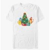 Guys * | Top 10 Pokemon Christmas Tree T-Shirt White