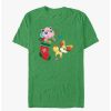 Guys * | Flash Sale Pokemon Jiggly Puff And Fennekin Gift Stocking T-Shirt Kel Htr