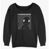 Girls * | Flash Sale Pokemon Charmander Box Girls Slouchy Sweatshirt Black