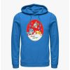 Guys * | Best Deal Pokemon Happy Holiday Snow Day Hoodie Royal