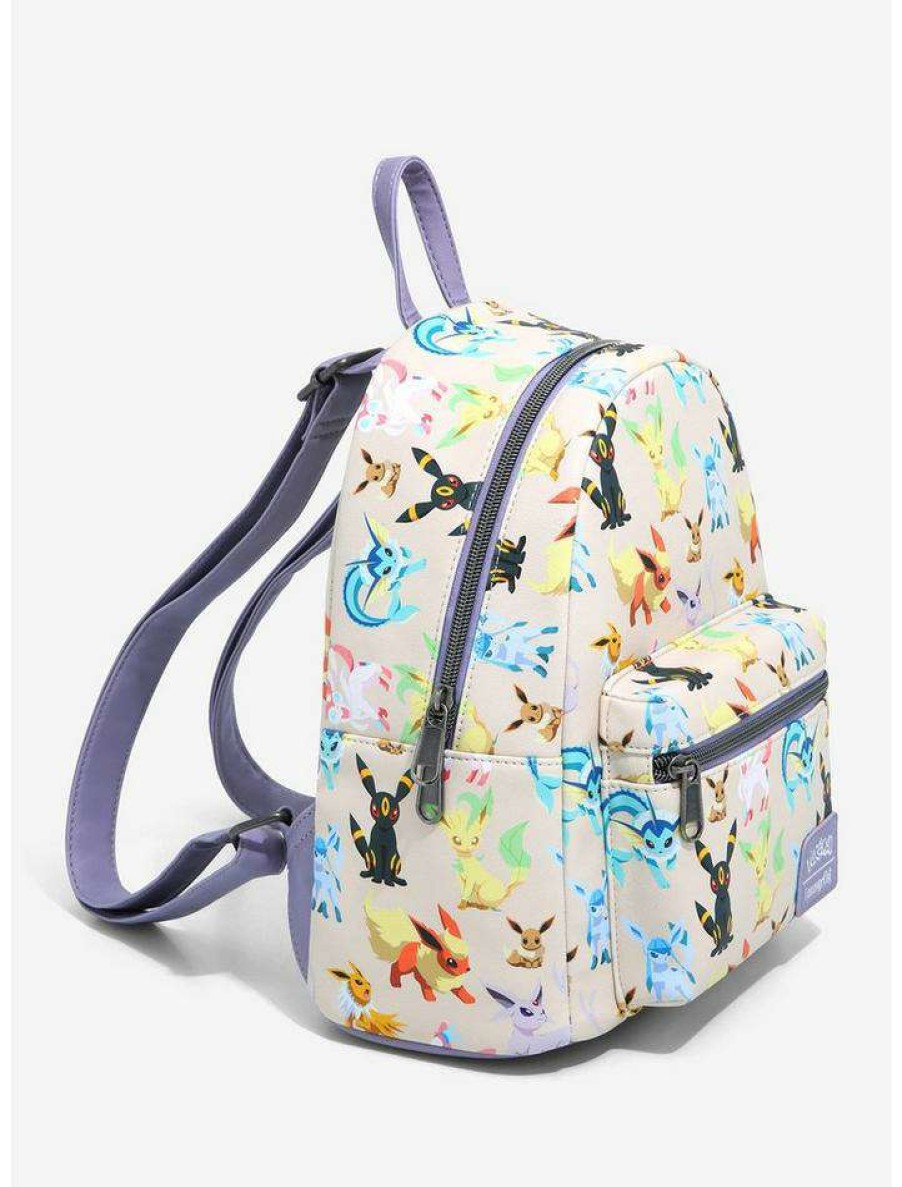 Backpacks & Bags * | Coupon Loungefly Pokemon Eeveelutions Mini Backpack