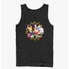 Guys * | Top 10 Pokemon Pichu And Delibird Holiday Party Tank Black