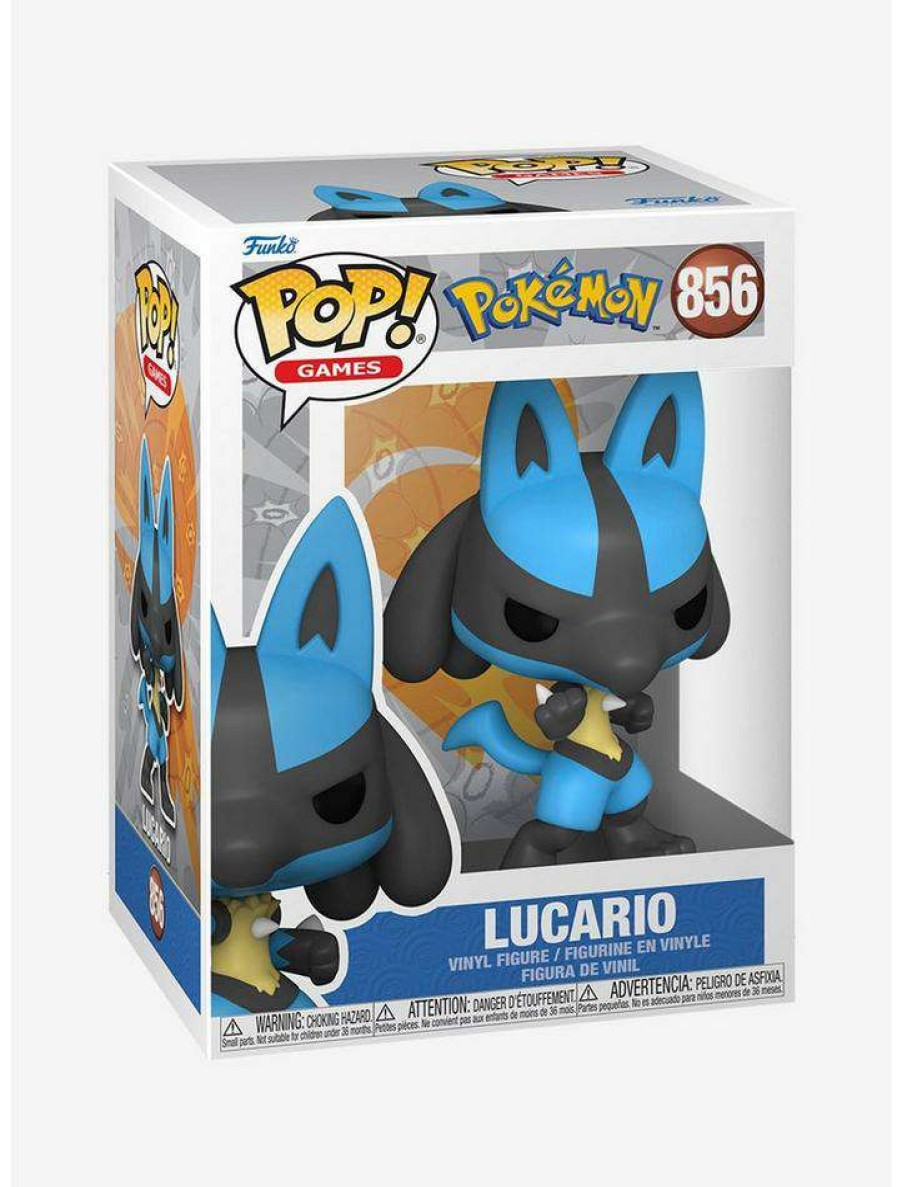 Toys & Collectibles * | Hot Sale Funko Pokemon Pop! Games Lucario Vinyl Figure