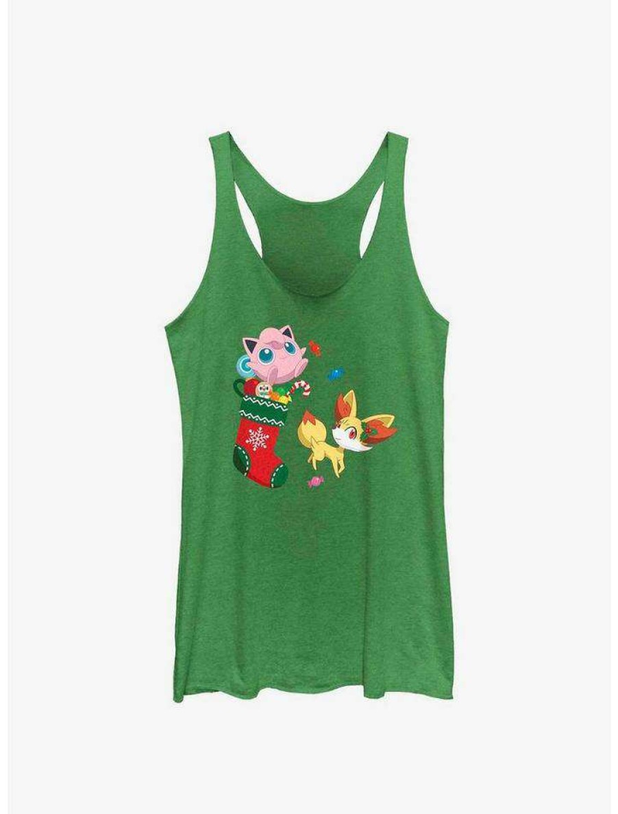 Girls * | Budget Pokemon Jiggly Puff And Fennekin Gift Stocking Girls Tank Envy