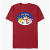 Guys * | Budget Pokemon Happy Holidays Snowman T-Shirt Cardinal