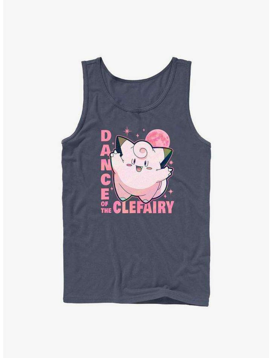 Guys * | Hot Sale Pokemon Clefairy Dance Tank Navy