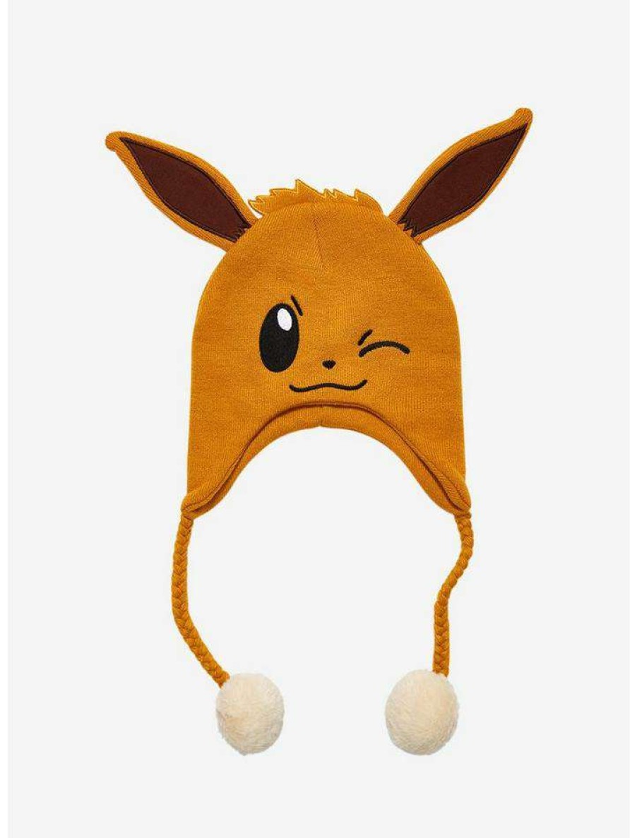 Accessories * | New Pokemon Eevee Tassel Beanie