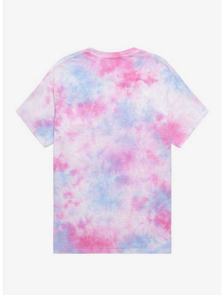 Tees * | Cheap Pokemon Eeveelutions Tie-Dye Boyfriend Fit Girls T-Shirt Multi