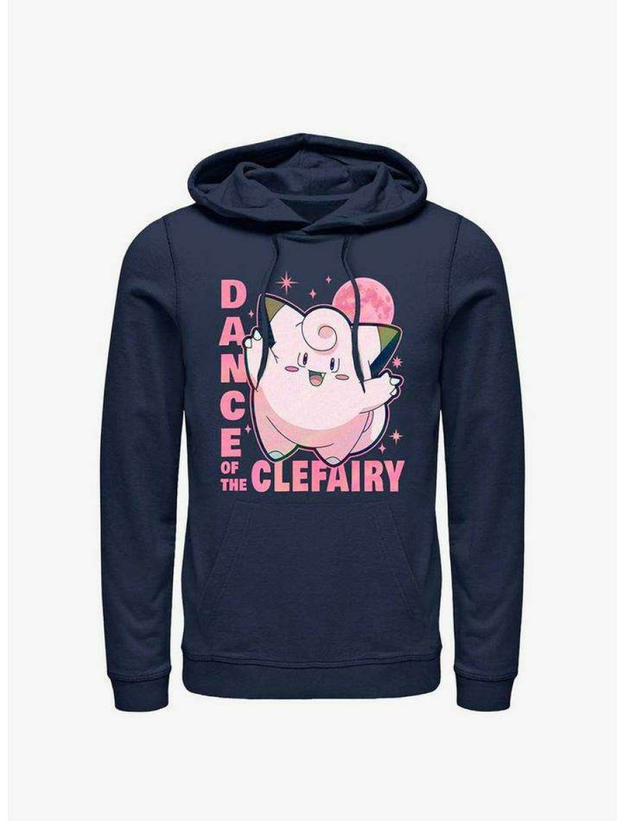 Guys * | New Pokemon Clefairy Dance Hoodie Navy