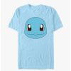 Guys * | Wholesale Pokemon Squirtle Face T-Shirt Lt Blue