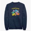 Guys * | Wholesale Pokemon Eeveelutions Sweatshirt Navy