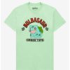 Tees * | Hot Sale Pokemon Bulbasaur Grass Type T-Shirt Mint