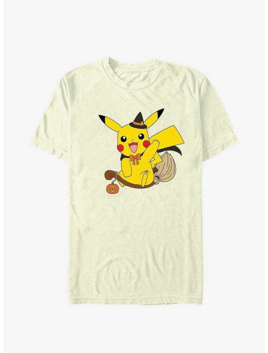 Guys * | Cheapest Pokemon Pikawitch T-Shirt Natural