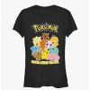 Tees * | Discount Pokemon Gotta Catch 'Em All Girls T-Shirt Black