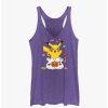 Girls * | Brand New Pokemon Pikachu Candy Girls Tank Pur Htr