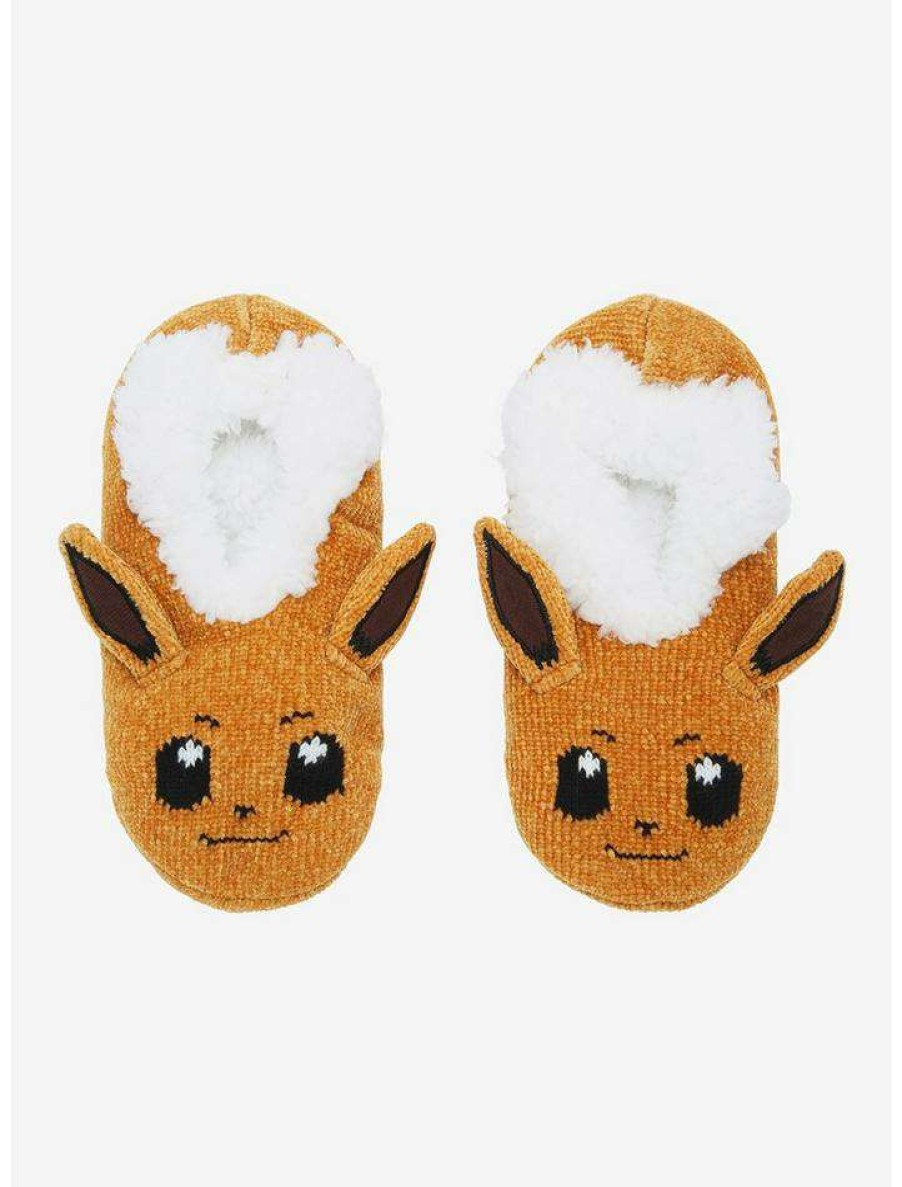 Girls * | Top 10 Pokemon Eevee 3D Cozy Slippers