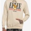 Guys * | Best Sale Pokemon Eevee Eeveelutions Hoodie Sand