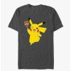 Guys * | Promo Pokemon Caramel Apple Pikachu T-Shirt Charcoal