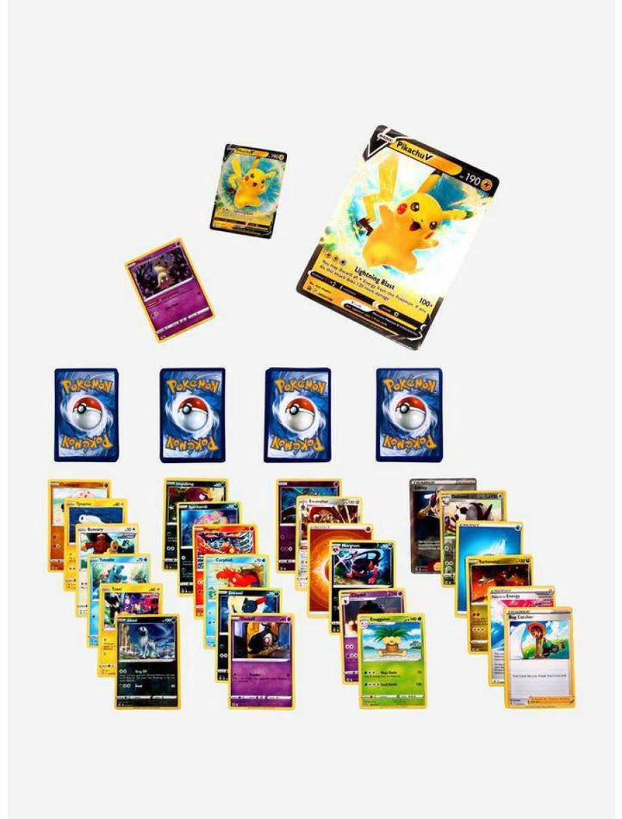 Back To School * | Outlet Pokemon Trading Card Game Pikachu V Box