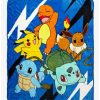 Home * | Wholesale Pokemon Group Throw Blanket